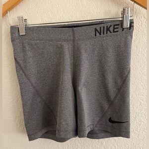 Nike Pro Women's Charcoal Bike Shorts